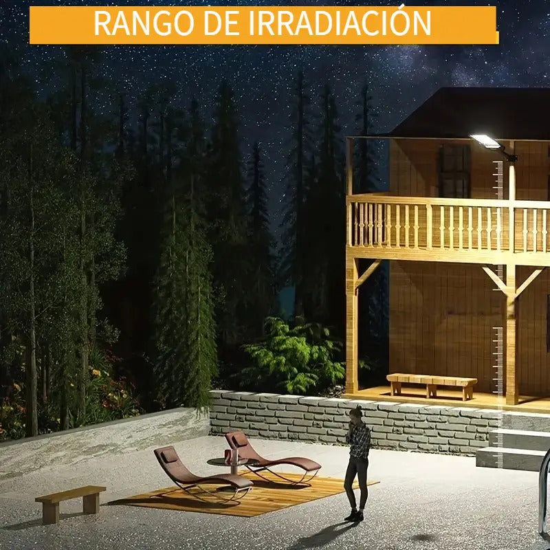 Pack 2 Foco Solar 500w Recargable Ip65